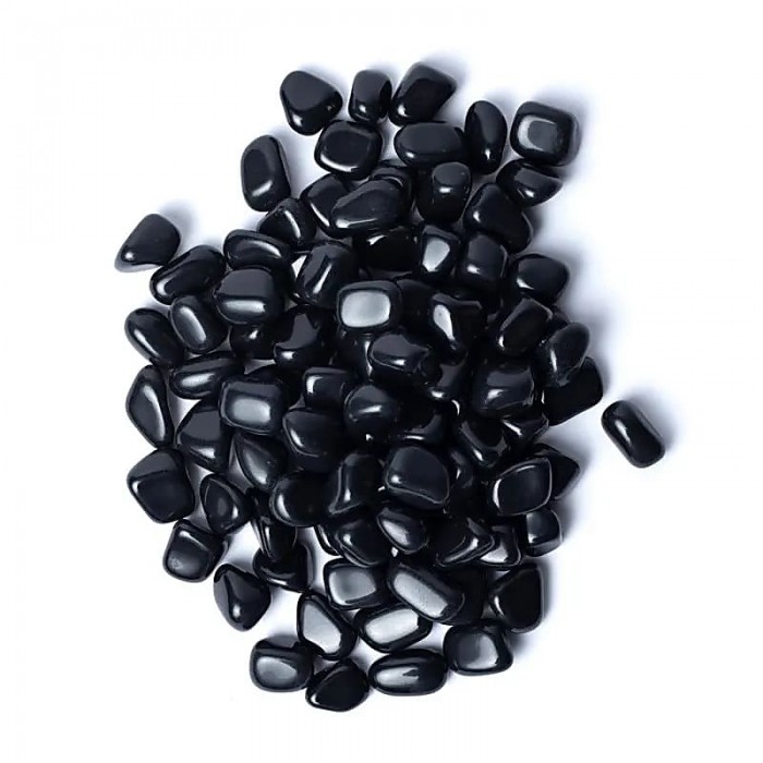 Μαύρος Αχάτης Βότσαλο - Black Agate Βότσαλα - Πέτρες (Tumblestones)